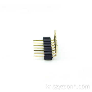 2.54mm 피치 가공 핀 헤더 커넥터 7P
